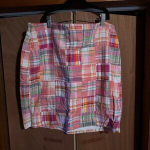 Talbots plaid skirt